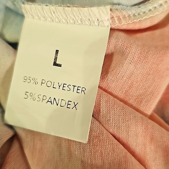 NWOT Viracy Sleeveless Swing Tunic MultiColored Tank Top Large - Picture 6 of 13